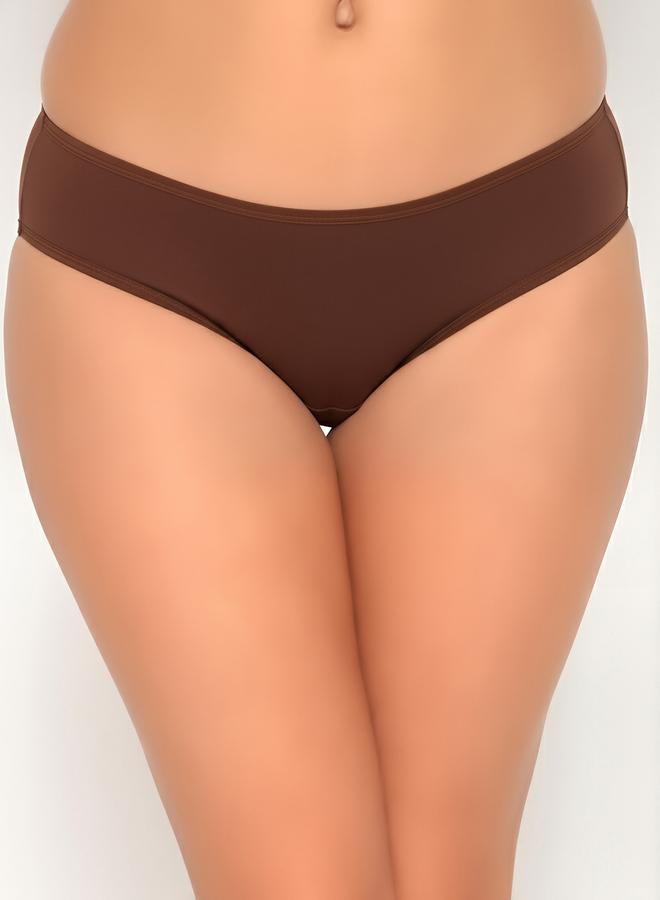 Clovia Pack of 3- Solid Bikini with Inner Elastic - Cotton - Image 5